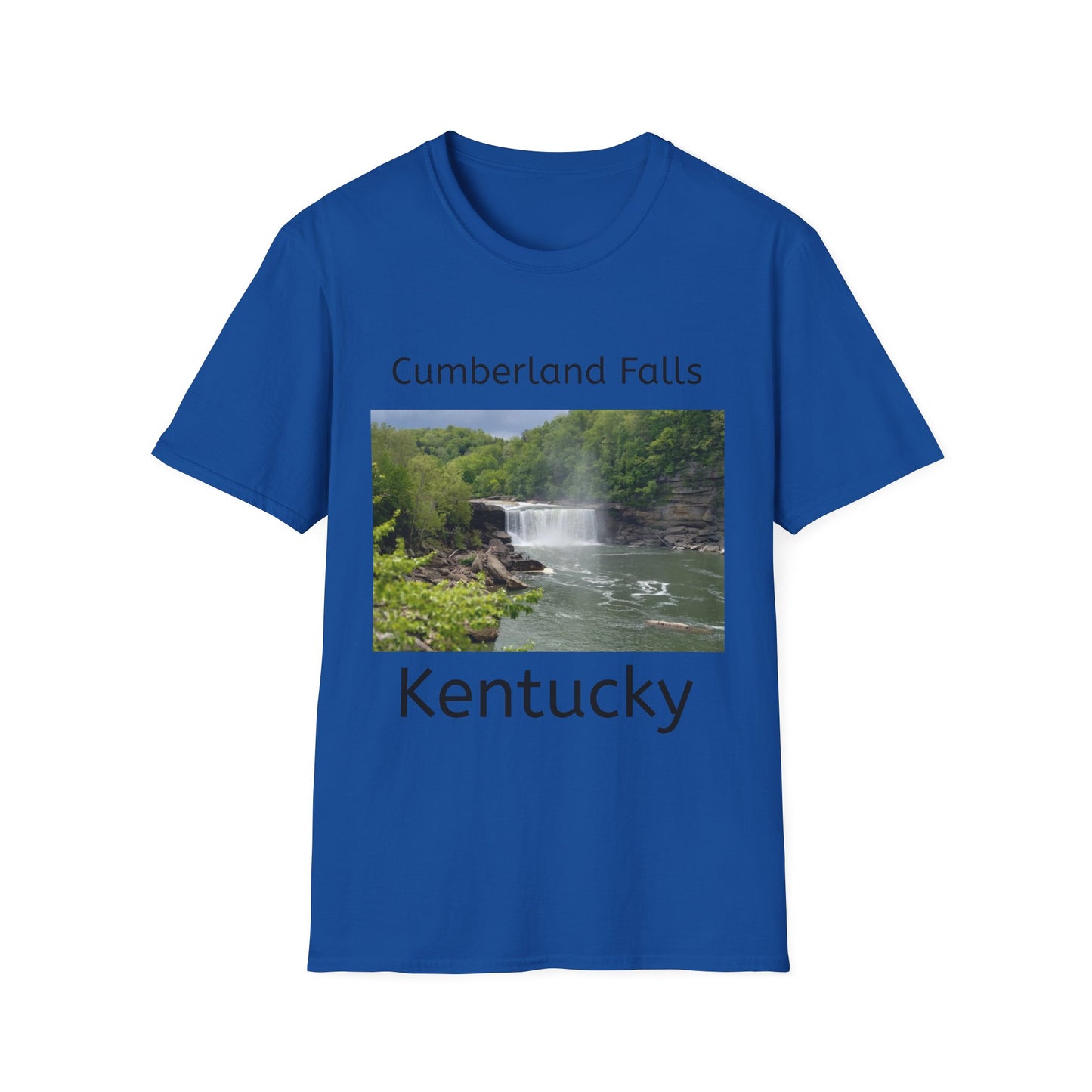 Cumberland Falls Kentucky Scenic T‑Shirt — Waterfall Photo Tee