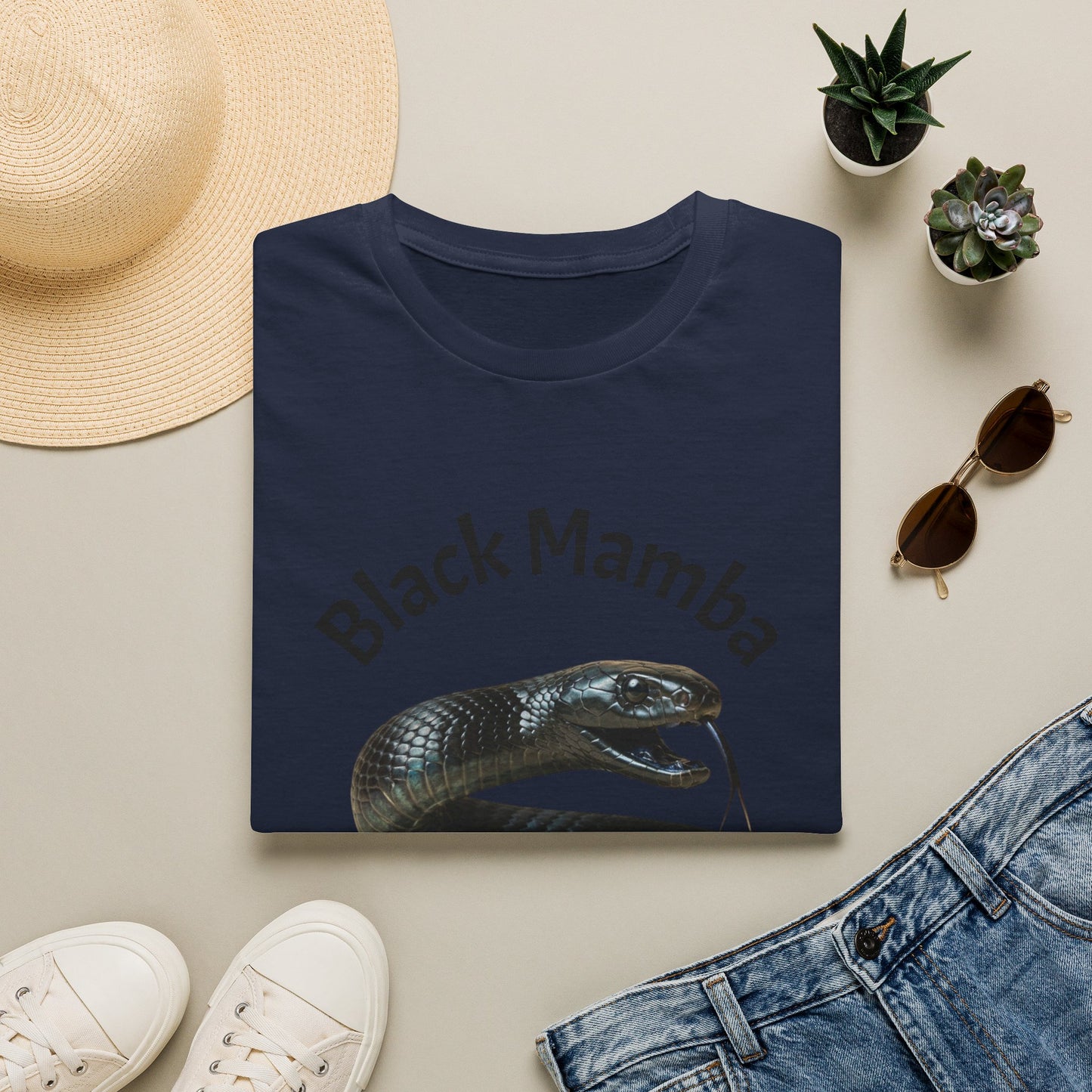 Black Mamba T-Shirt — Graphic Snake Tee