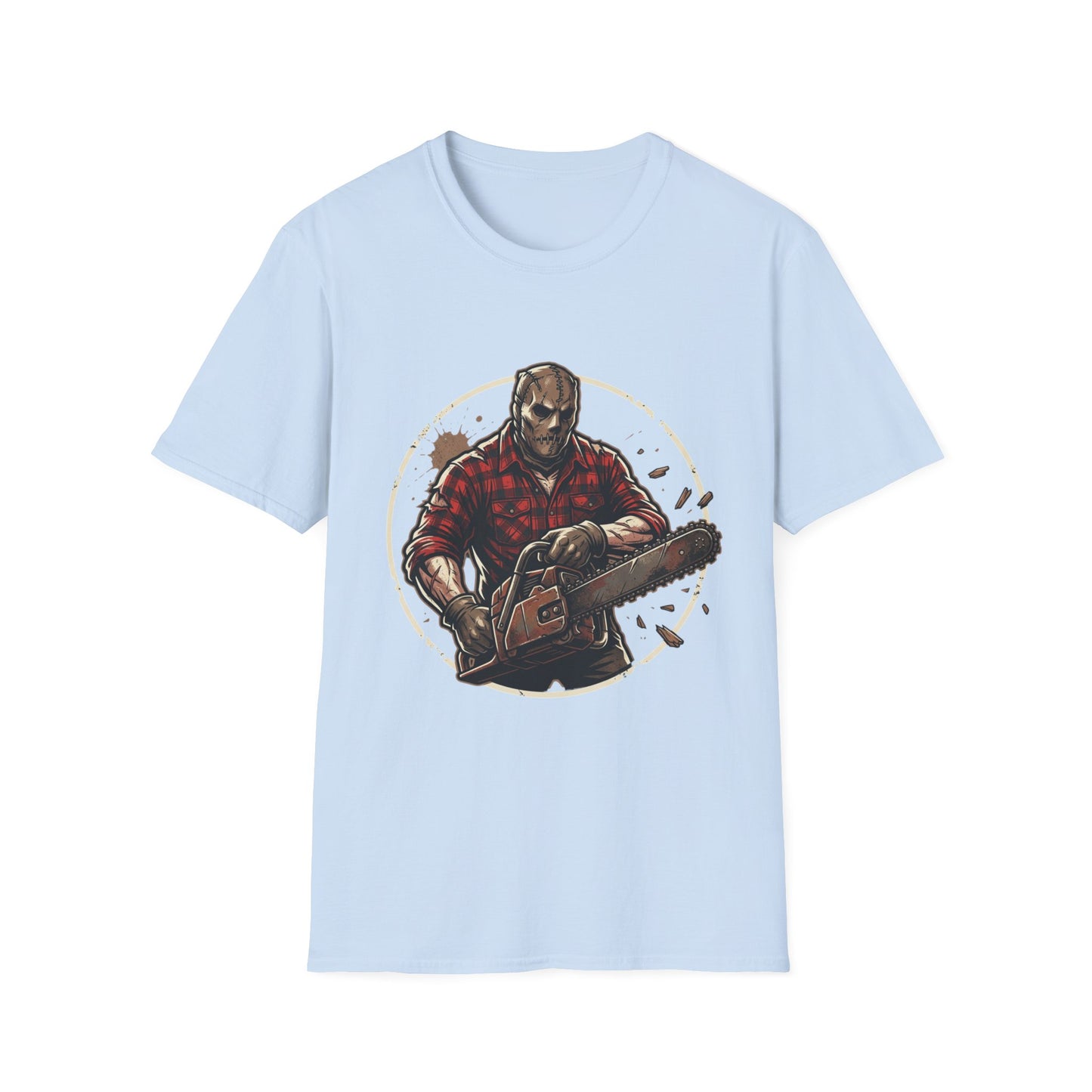 Lumberjack Chainsaw T-Shirt — Vintage Woodsman Graphic Tee