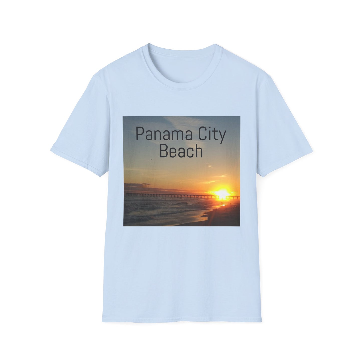 Panama City Beach Sunset T-Shirt — Scenic Coastal Vacation Tee