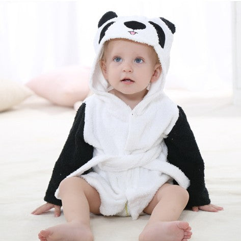 3-Size Shark Bath Towel - Baby Cartoon Hooded Robe
