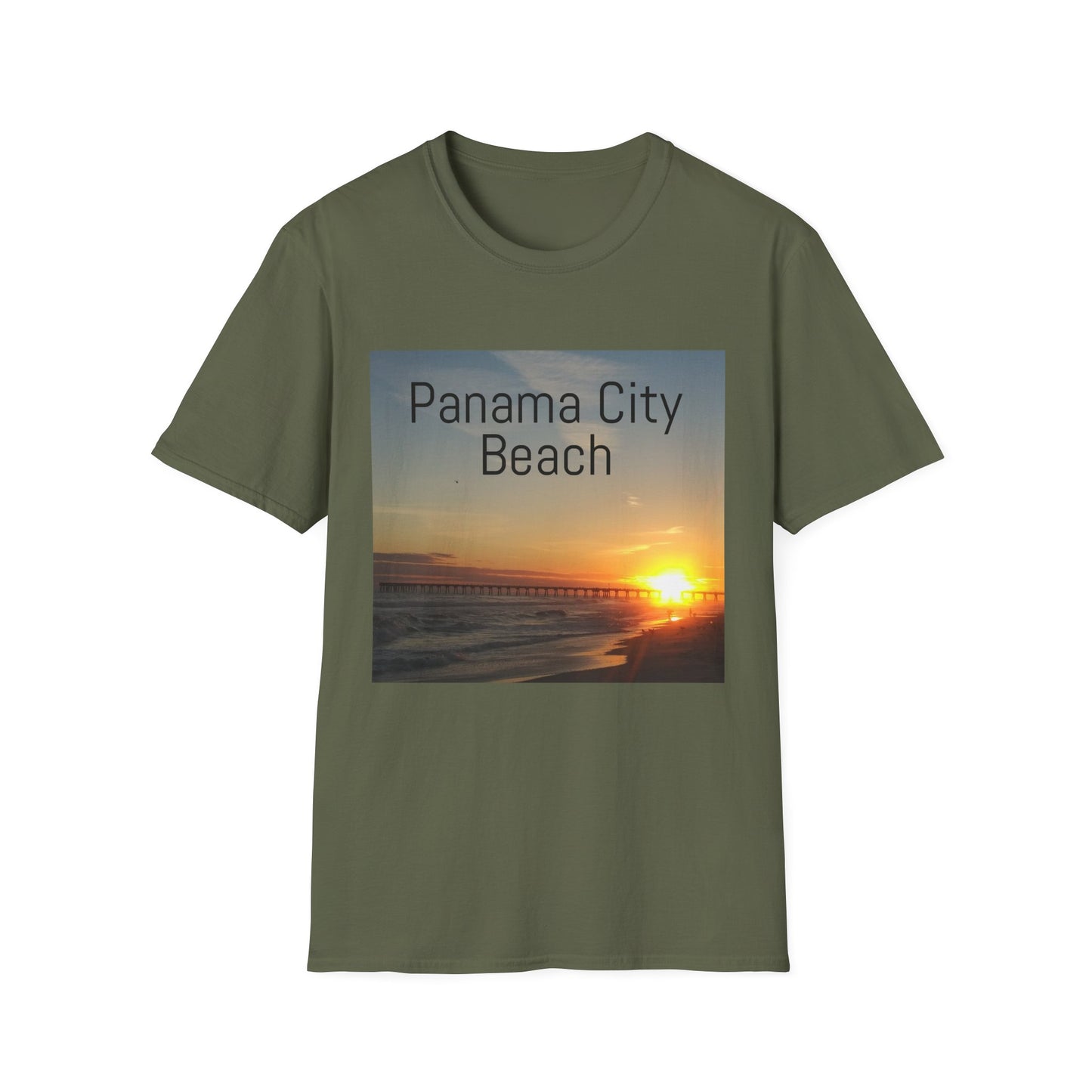 Panama City Beach Sunset T-Shirt — Scenic Coastal Vacation Tee