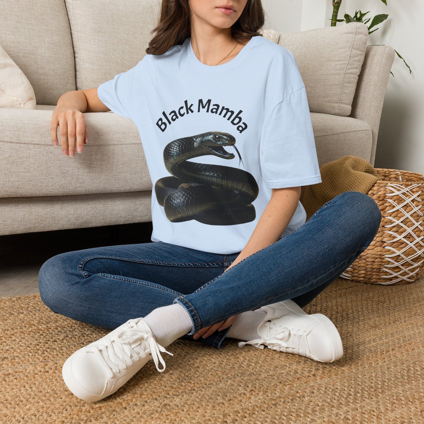 Black Mamba T-Shirt — Graphic Snake Tee