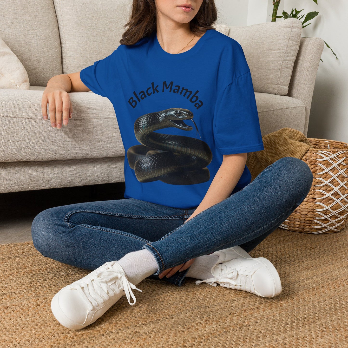 Black Mamba T-Shirt — Graphic Snake Tee