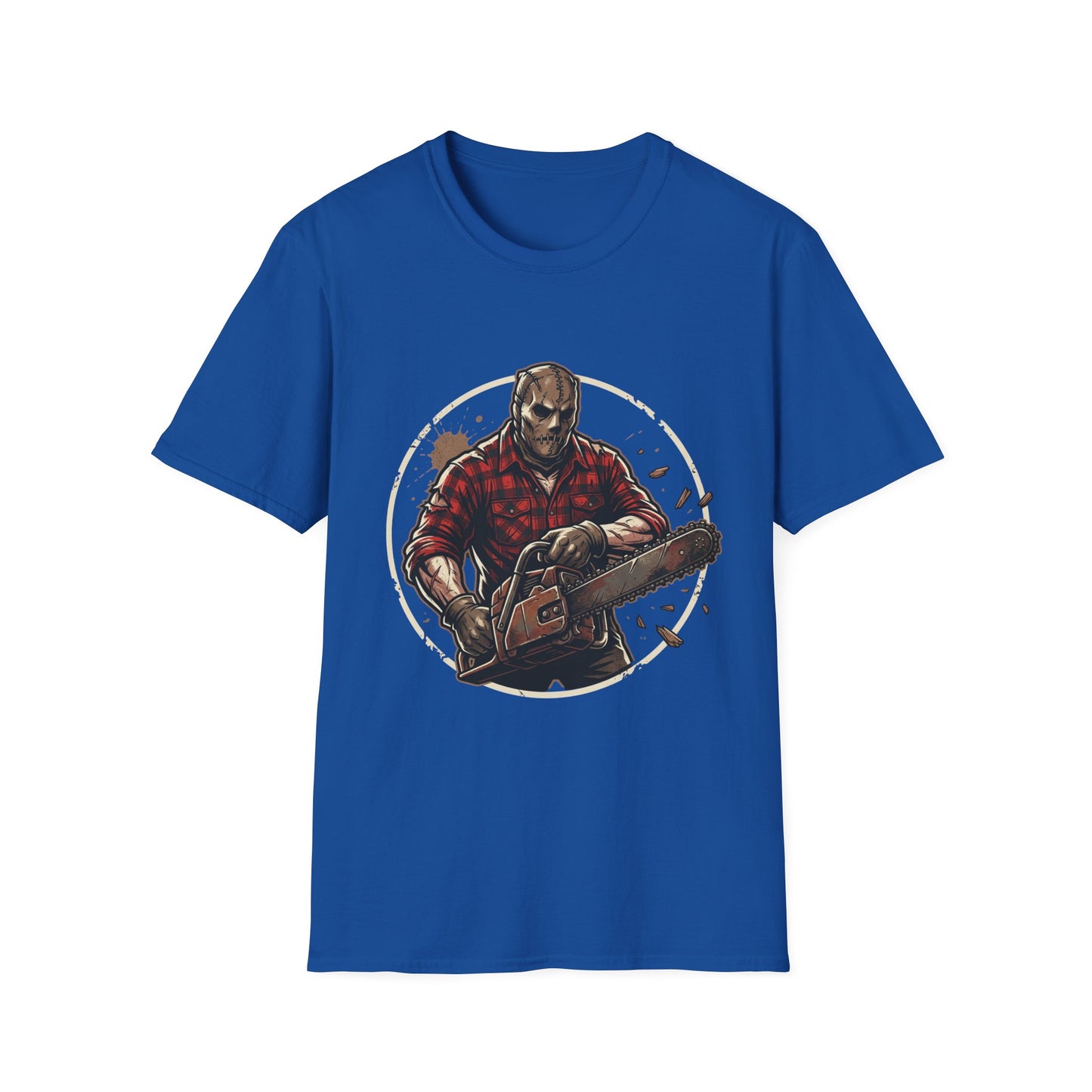 Lumberjack Chainsaw T-Shirt — Vintage Woodsman Graphic Tee