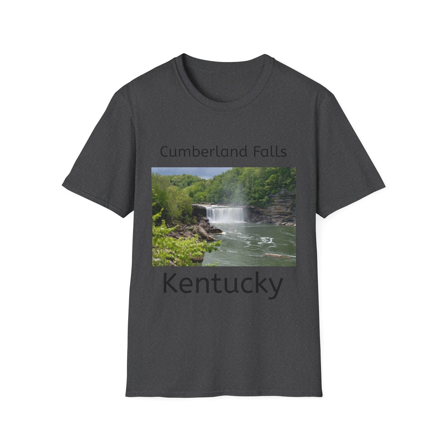 Cumberland Falls Kentucky Scenic T‑Shirt — Waterfall Photo Tee