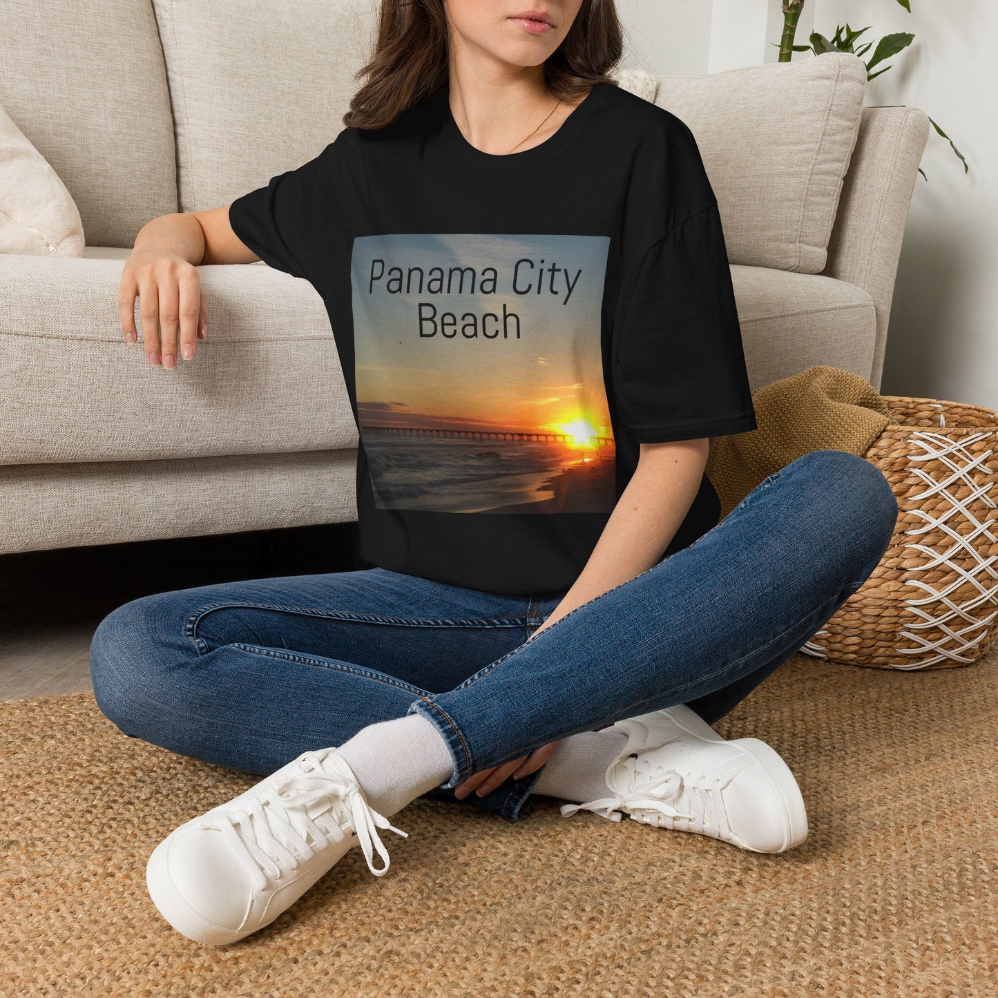 Panama City Beach Sunset T-Shirt — Scenic Coastal Vacation Tee