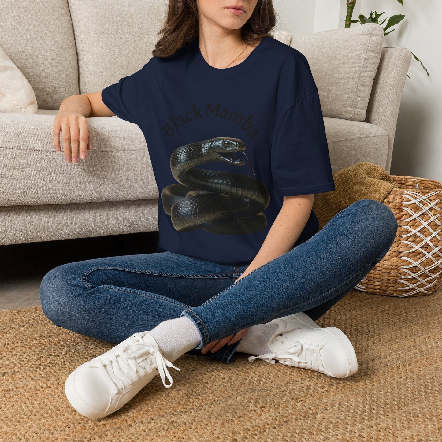 Black Mamba T-Shirt — Graphic Snake Tee
