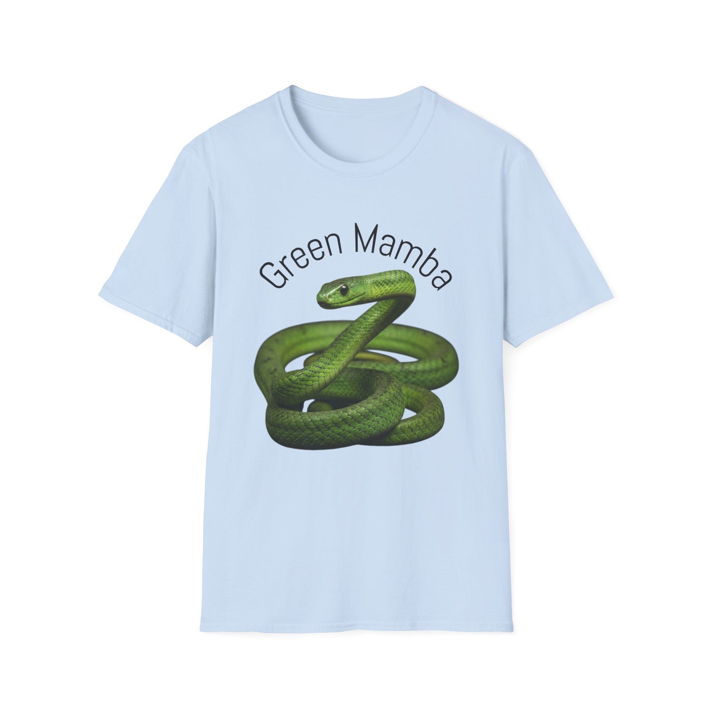 Green Mamba T‑Shirt — Realistic Snake Graphic Tee