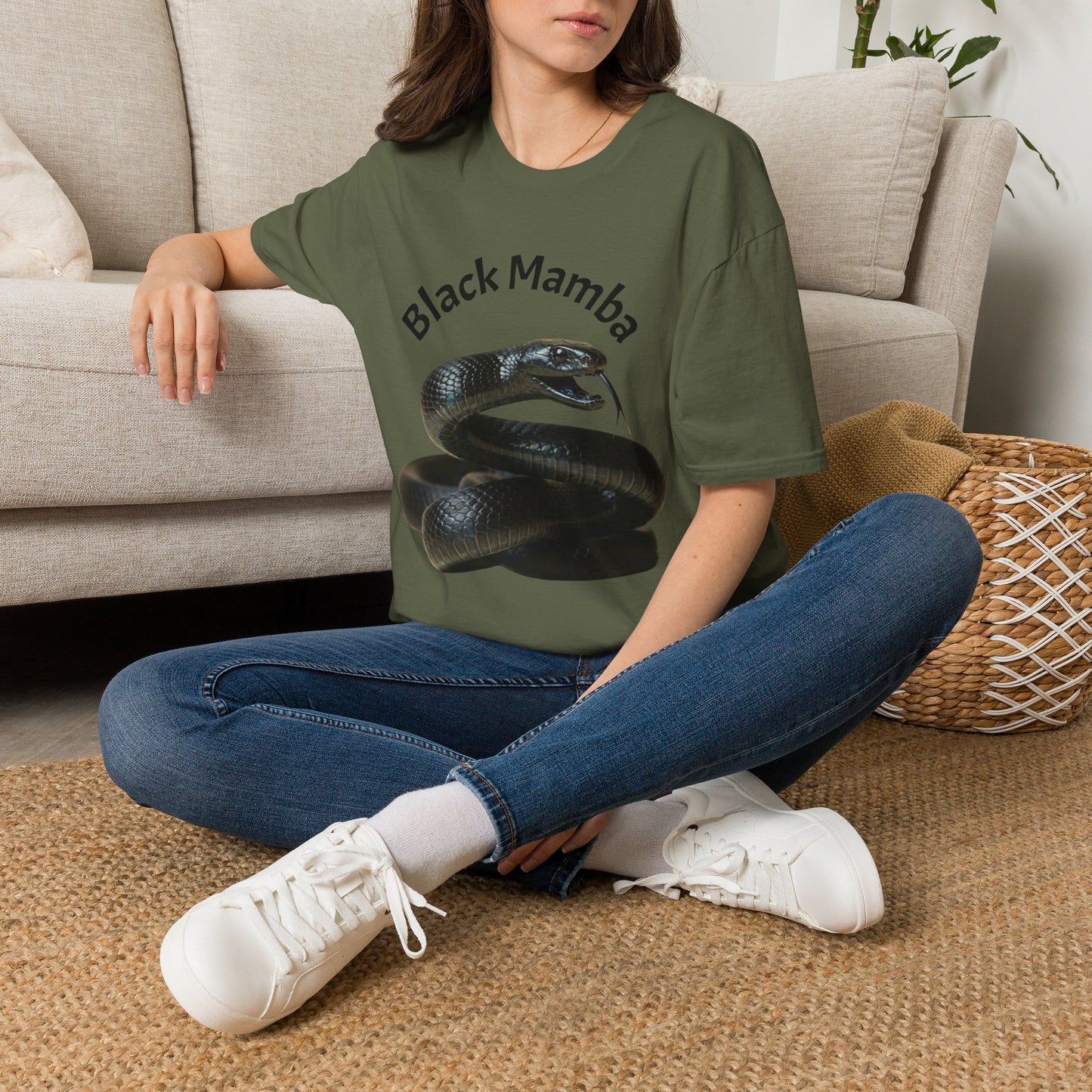 Black Mamba T-Shirt — Graphic Snake Tee