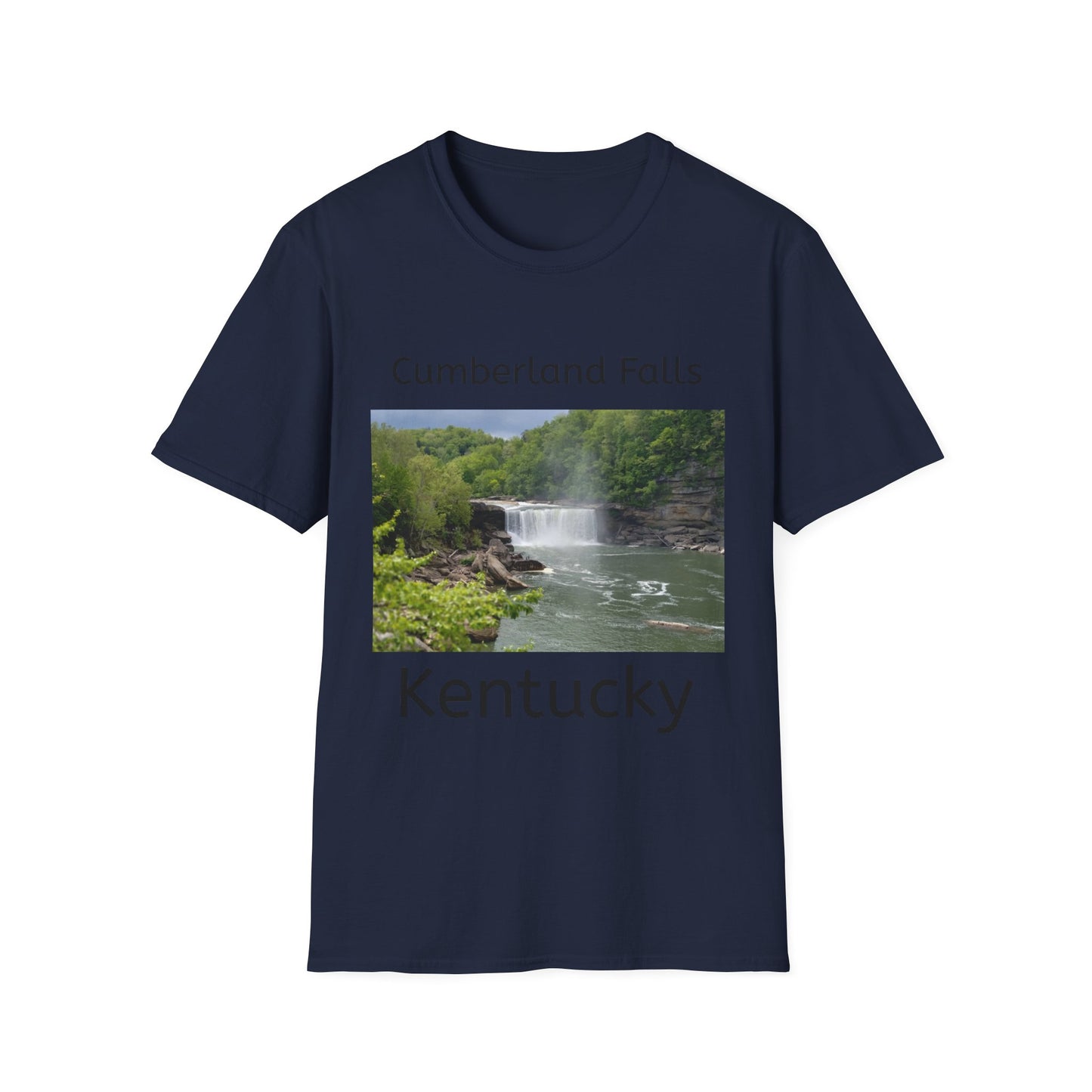 Cumberland Falls Kentucky Scenic T‑Shirt — Waterfall Photo Tee