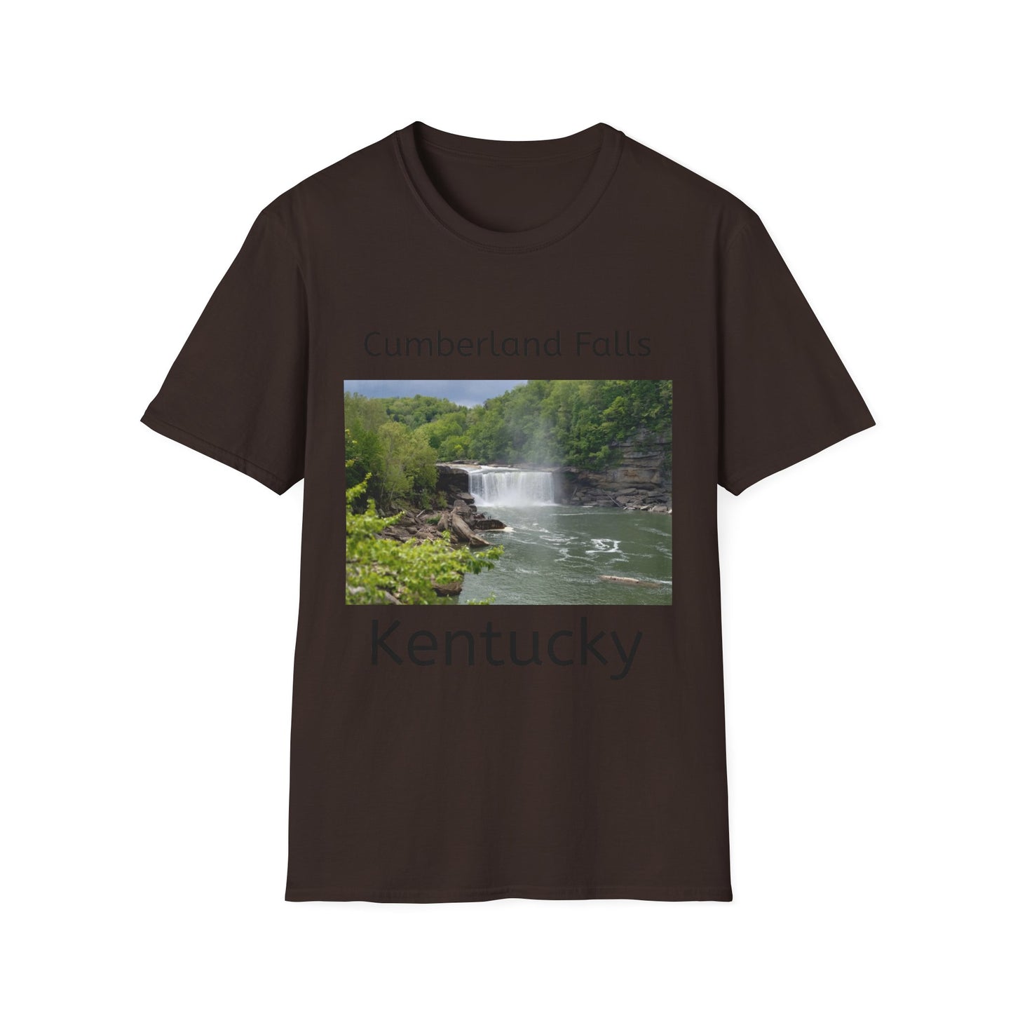 Cumberland Falls Kentucky Scenic T‑Shirt — Waterfall Photo Tee