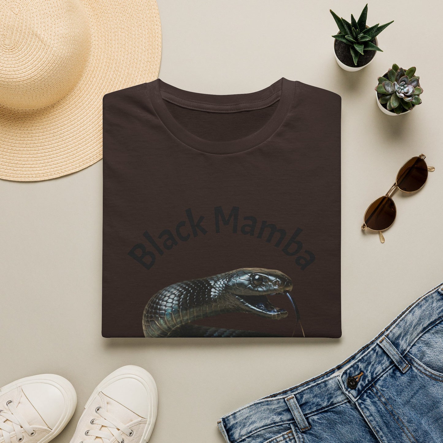 Black Mamba T-Shirt — Graphic Snake Tee