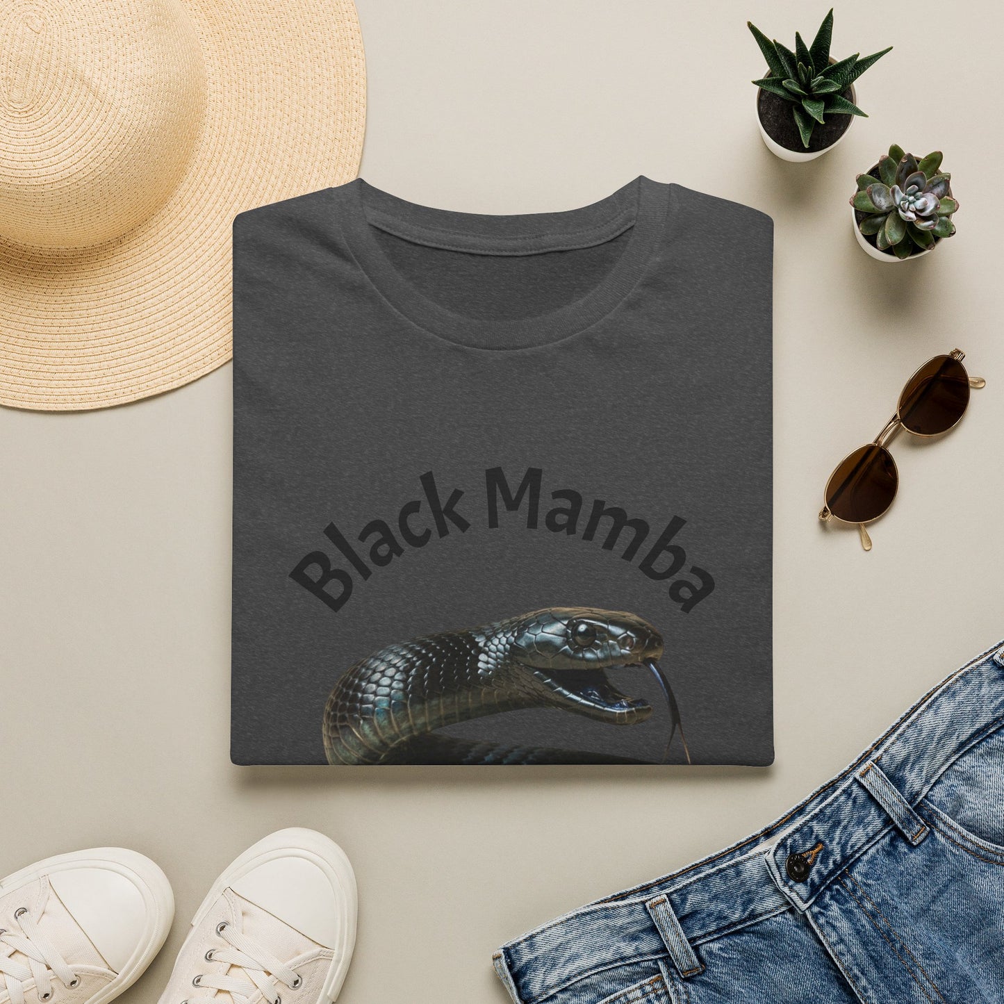 Black Mamba T-Shirt — Graphic Snake Tee