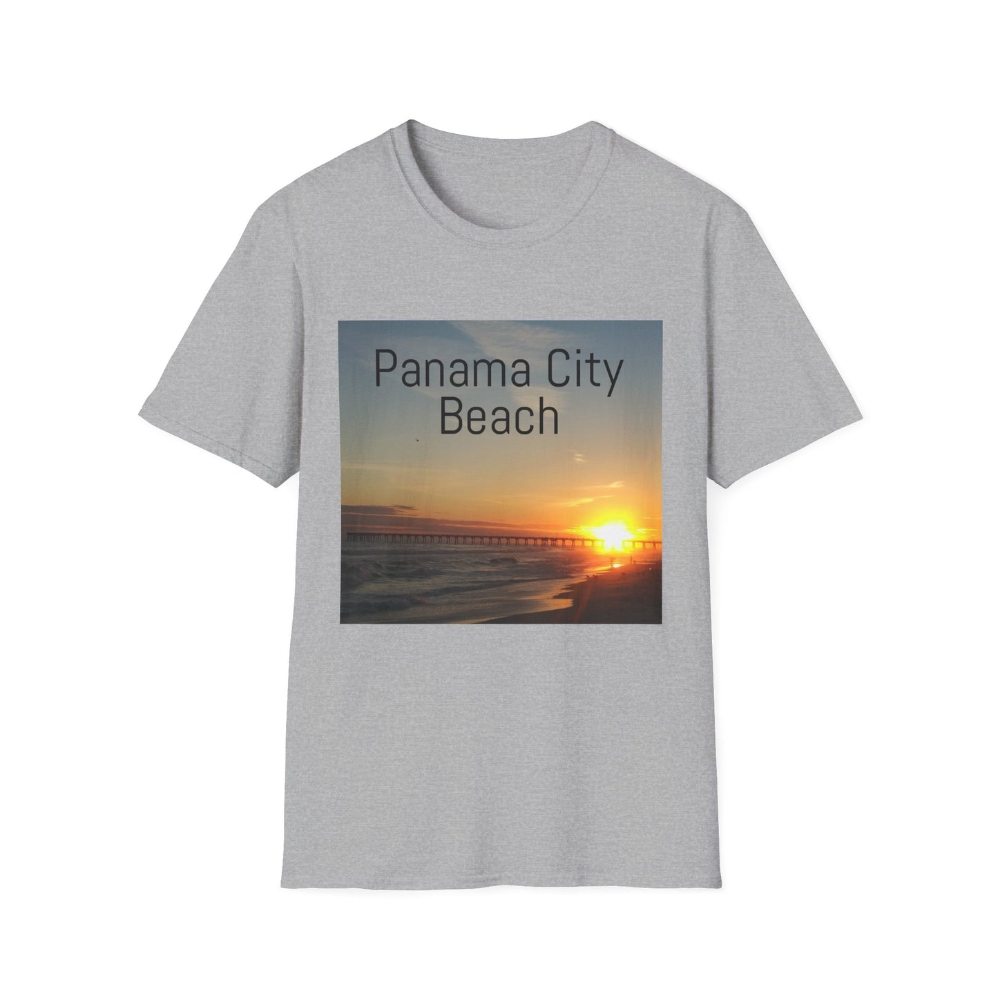 Panama City Beach Sunset T-Shirt — Scenic Coastal Vacation Tee