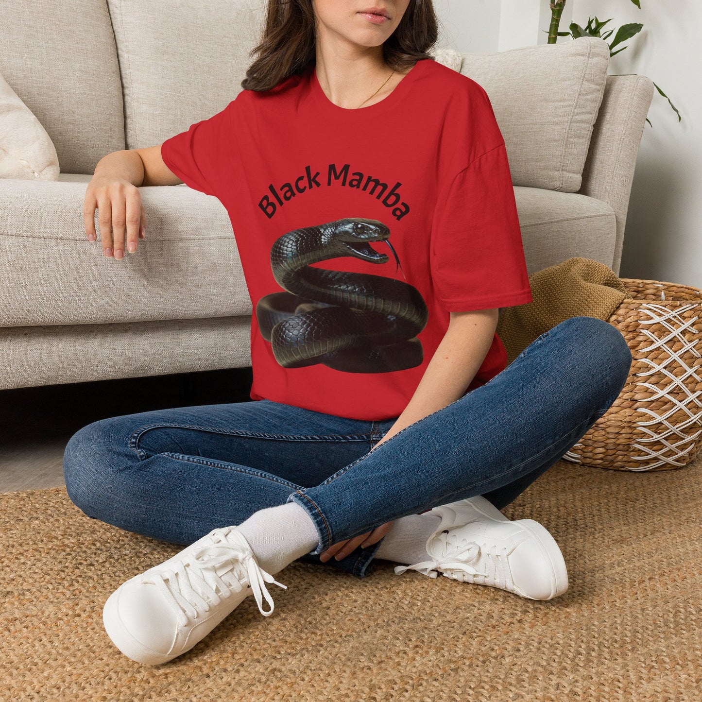 Black Mamba T-Shirt — Graphic Snake Tee