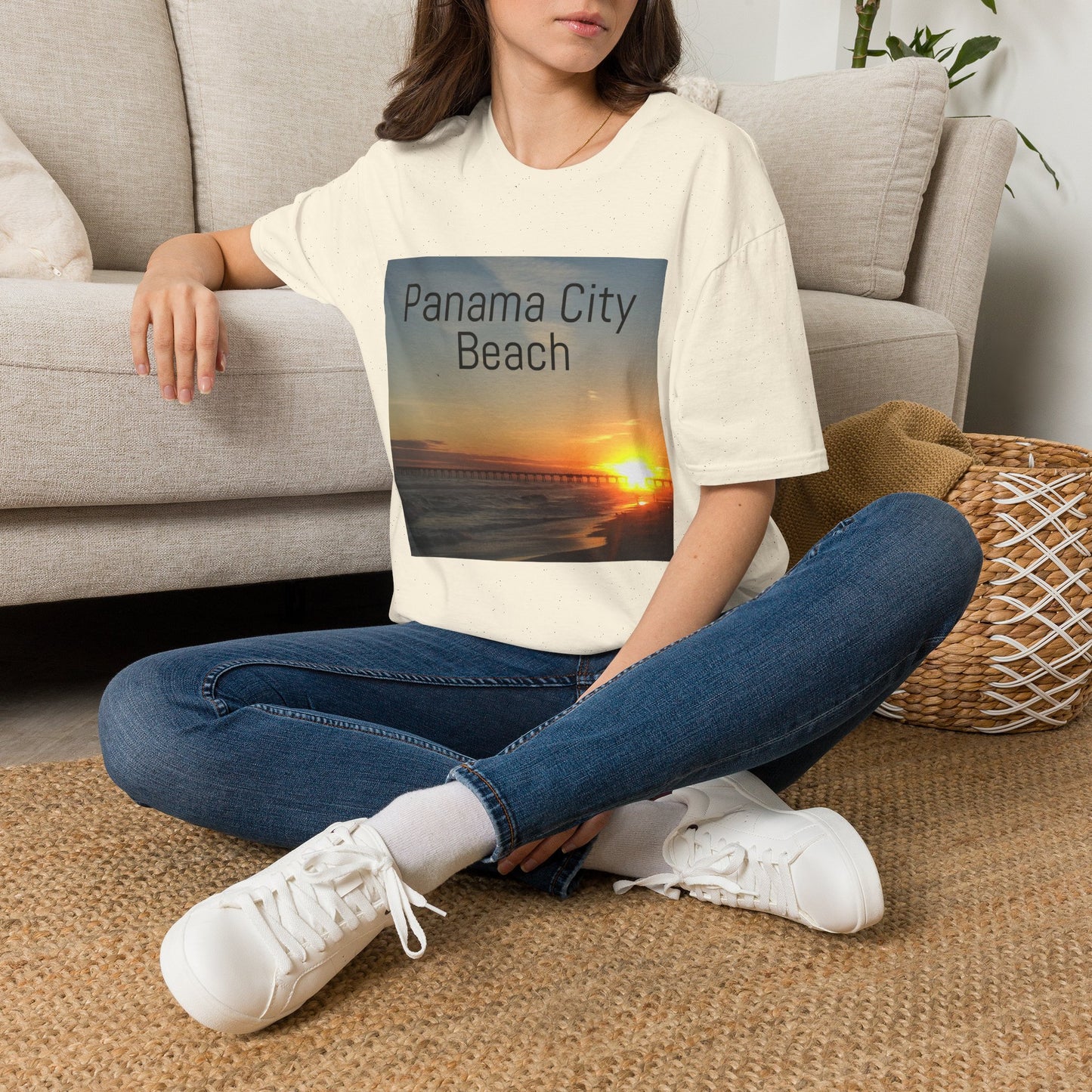 Panama City Beach Sunset T-Shirt — Scenic Coastal Vacation Tee