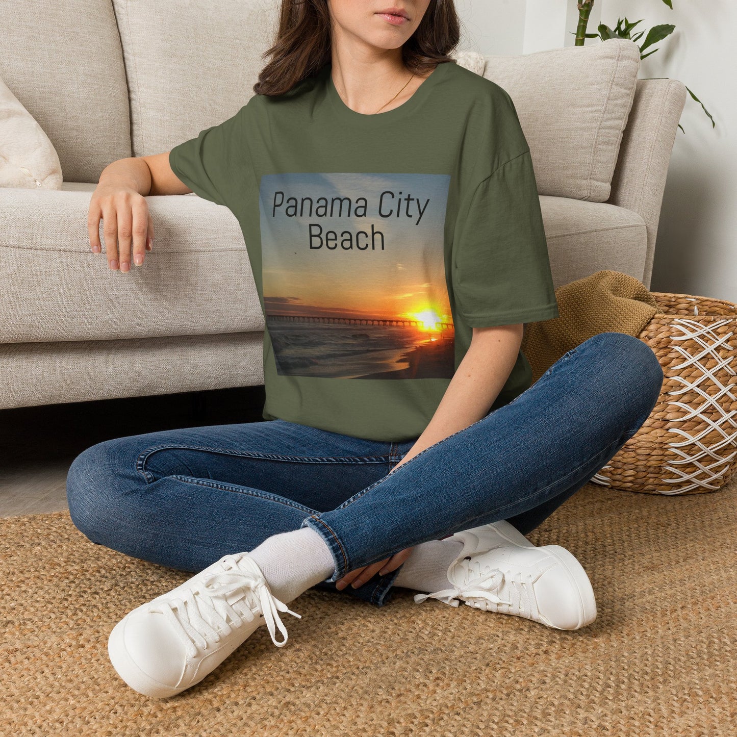 Panama City Beach Sunset T-Shirt — Scenic Coastal Vacation Tee
