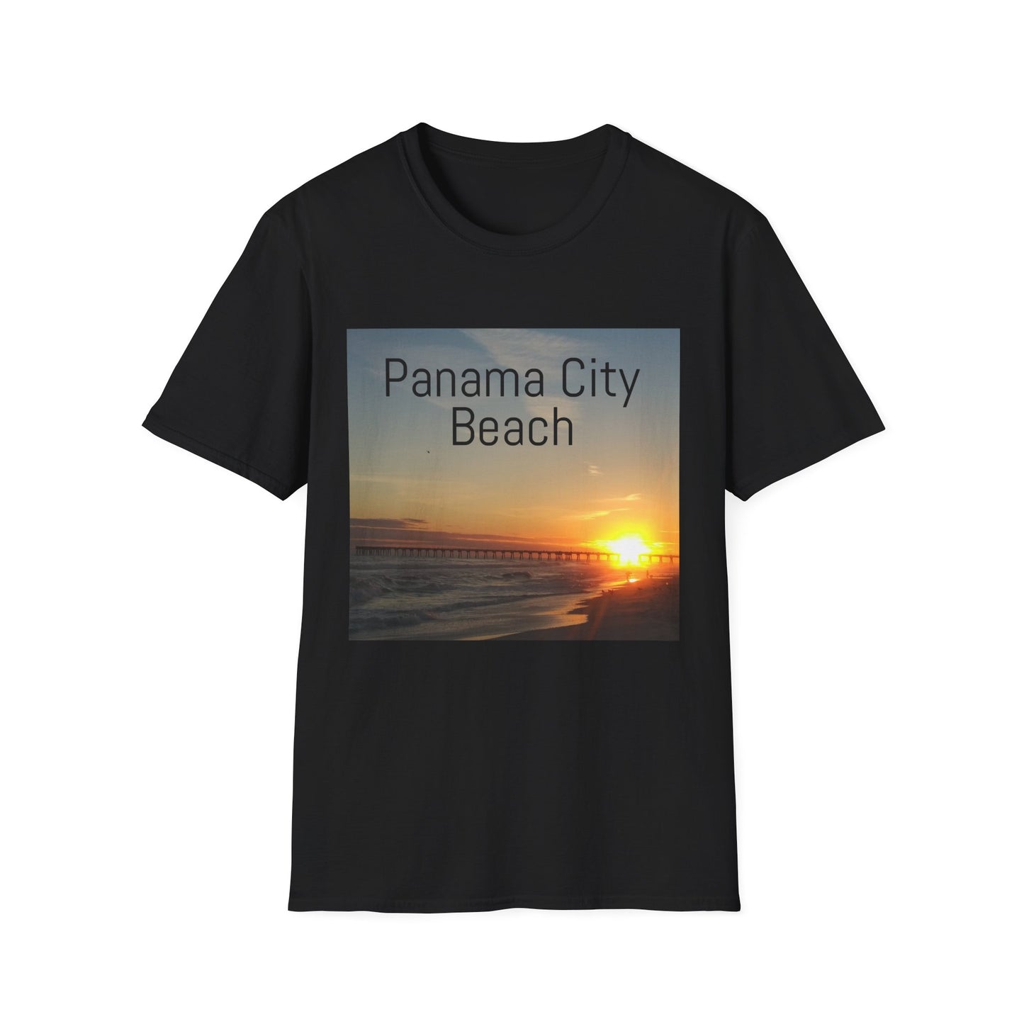 Panama City Beach Sunset T-Shirt — Scenic Coastal Vacation Tee