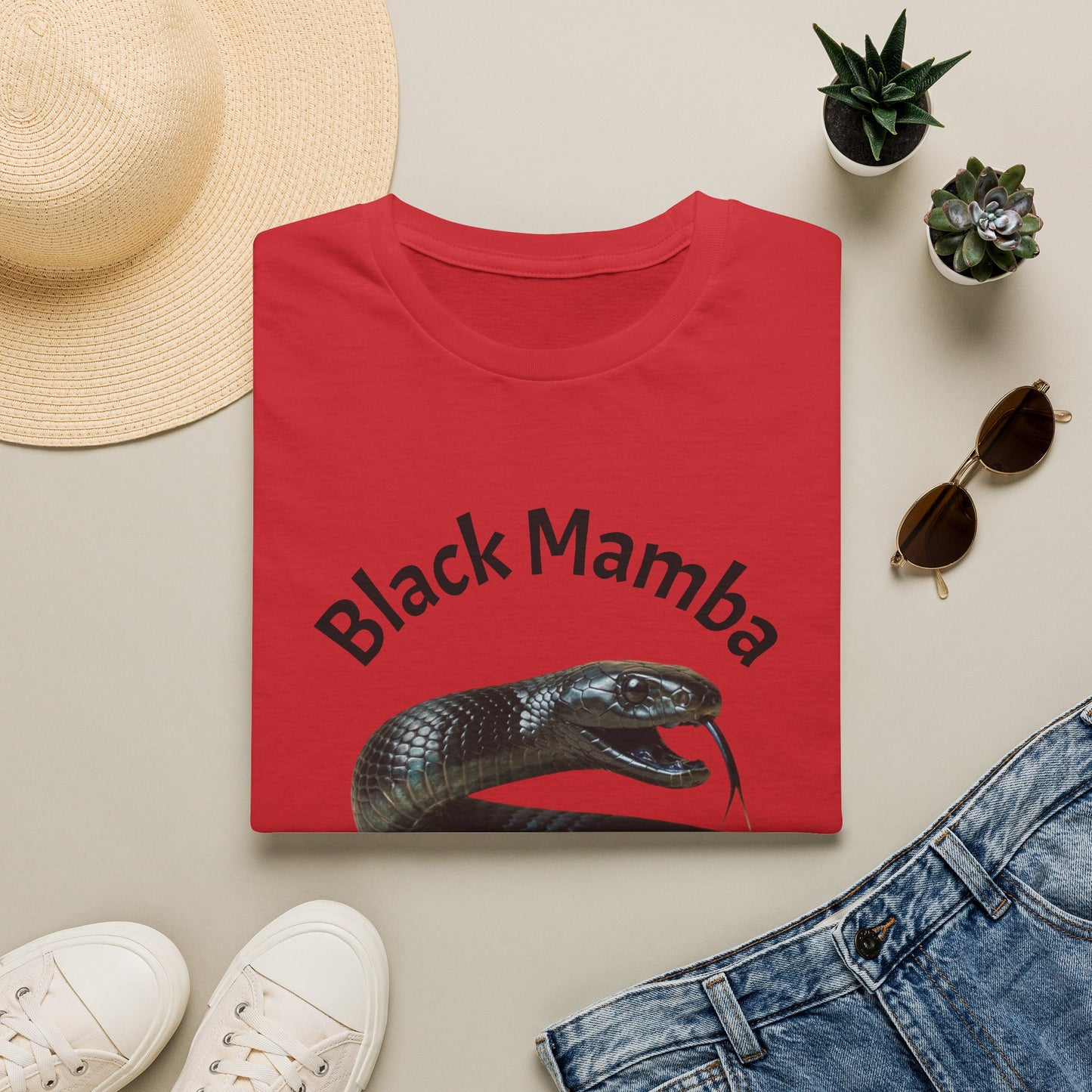 Black Mamba T-Shirt — Graphic Snake Tee