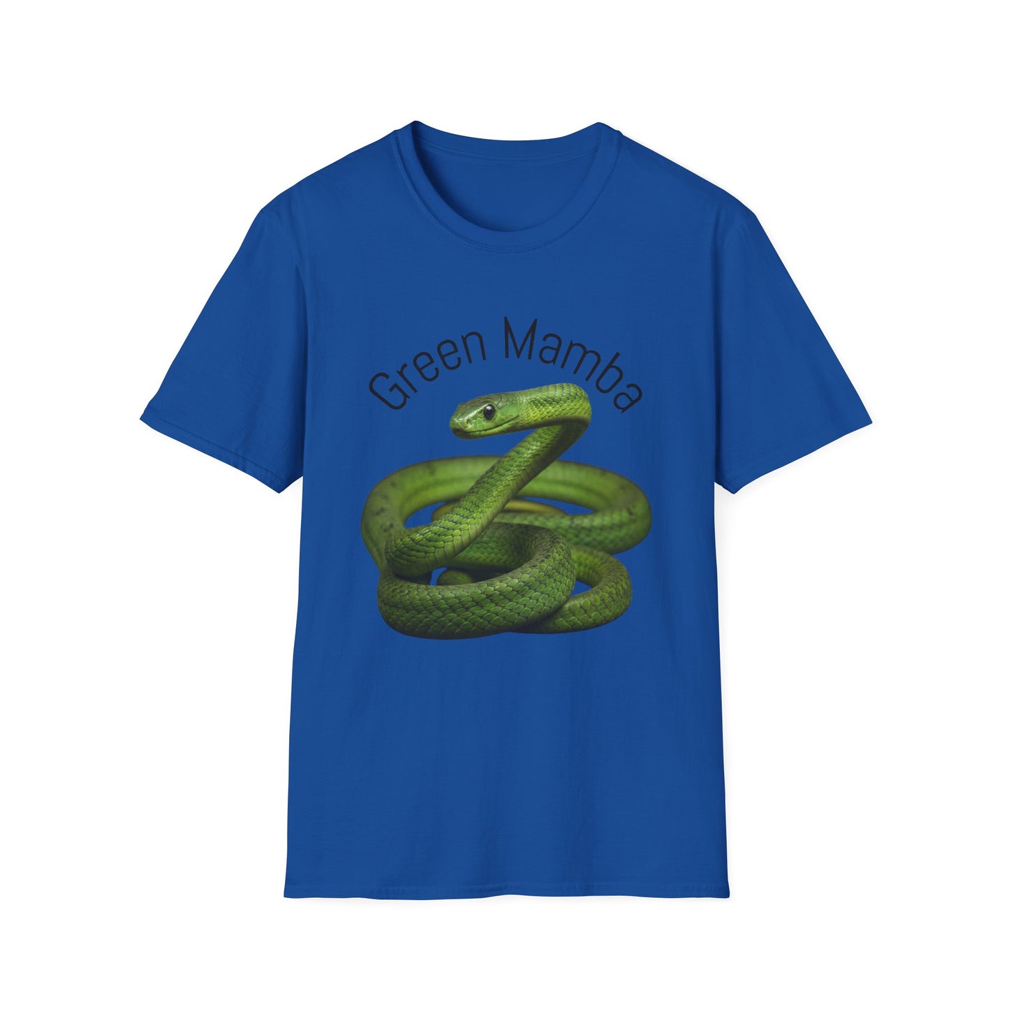 Green Mamba T‑Shirt — Realistic Snake Graphic Tee