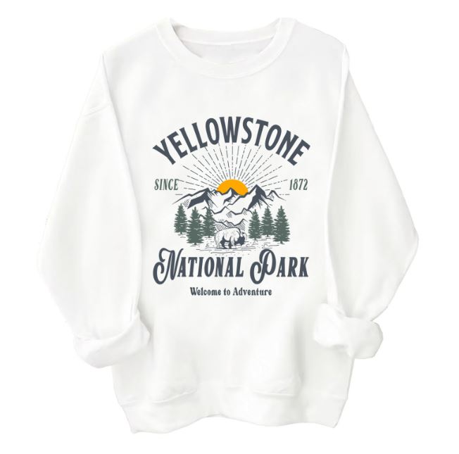 K Round Neck Loose Sweat Shirt