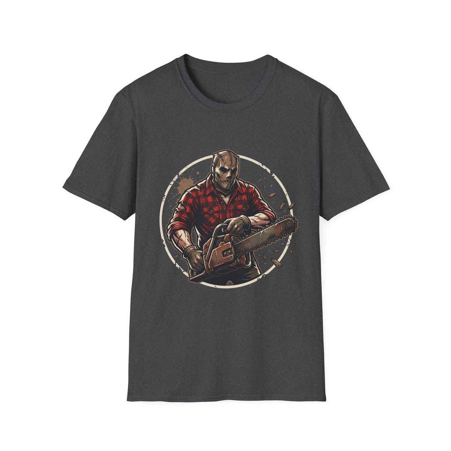 Lumberjack Chainsaw T-Shirt — Vintage Woodsman Graphic Tee