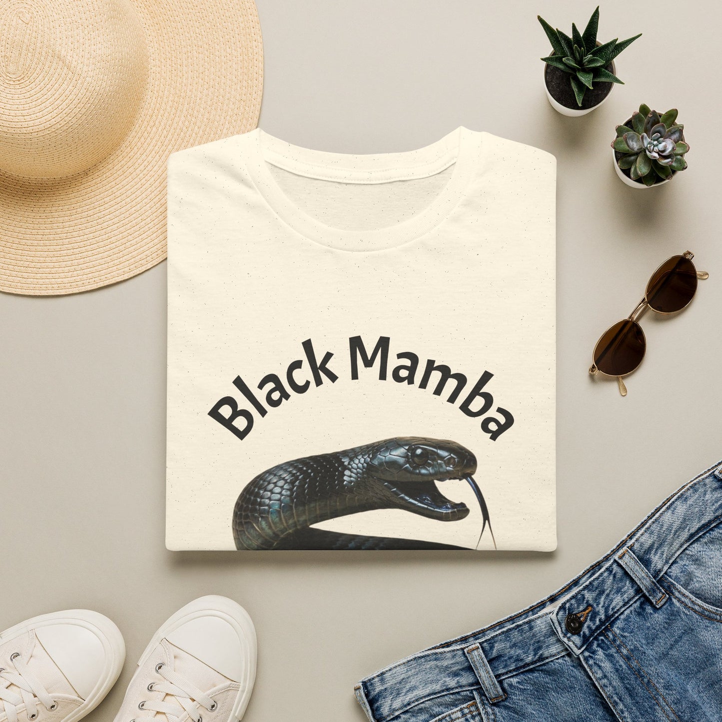 Black Mamba T-Shirt — Graphic Snake Tee