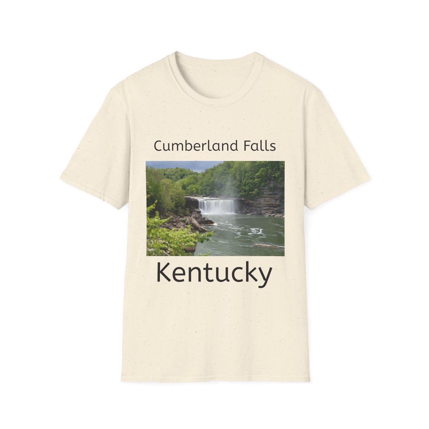 Cumberland Falls Kentucky Scenic T‑Shirt — Waterfall Photo Tee