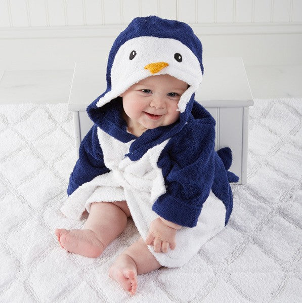 3-Size Shark Bath Towel - Baby Cartoon Hooded Robe