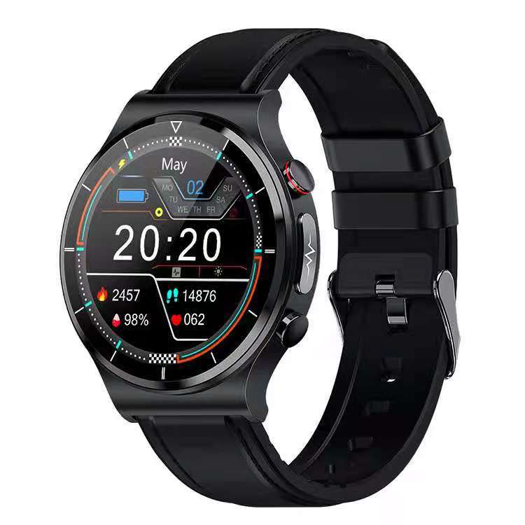 Smart Watch with Wireless Charging and ECG Monitoring