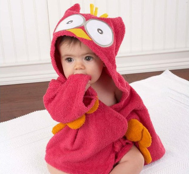 3-Size Shark Bath Towel - Baby Cartoon Hooded Robe