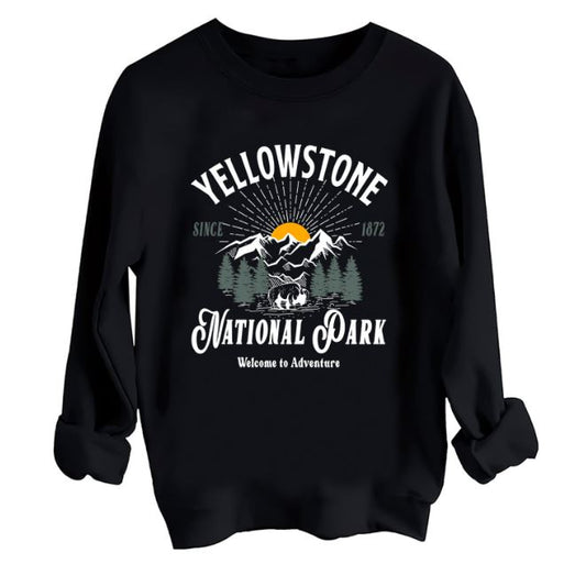 K Round Neck Loose Sweat Shirt