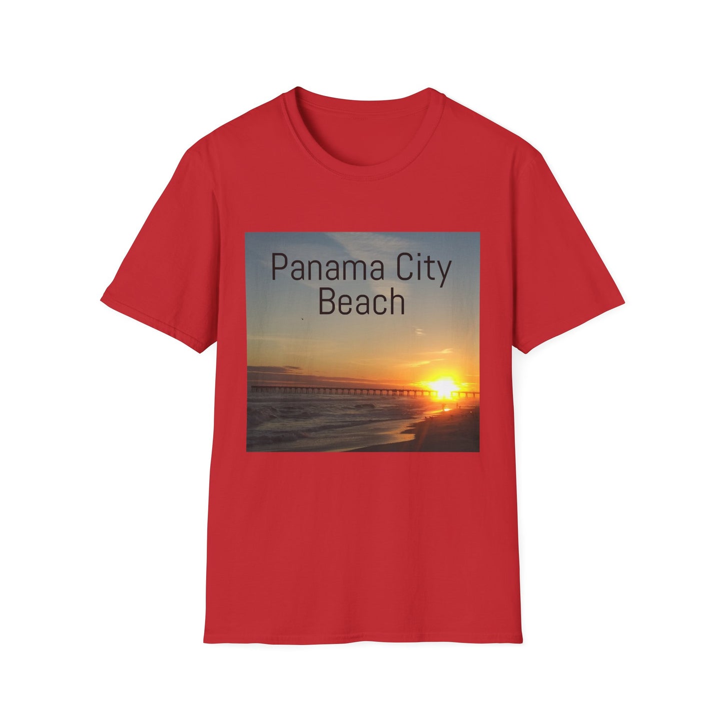Panama City Beach Sunset T-Shirt — Scenic Coastal Vacation Tee