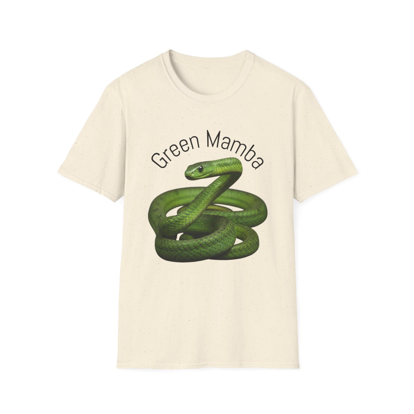 Green Mamba T‑Shirt — Realistic Snake Graphic Tee