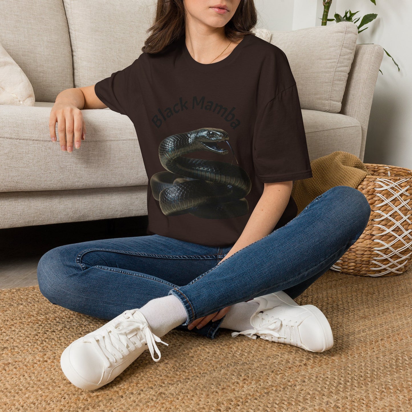 Black Mamba T-Shirt — Graphic Snake Tee