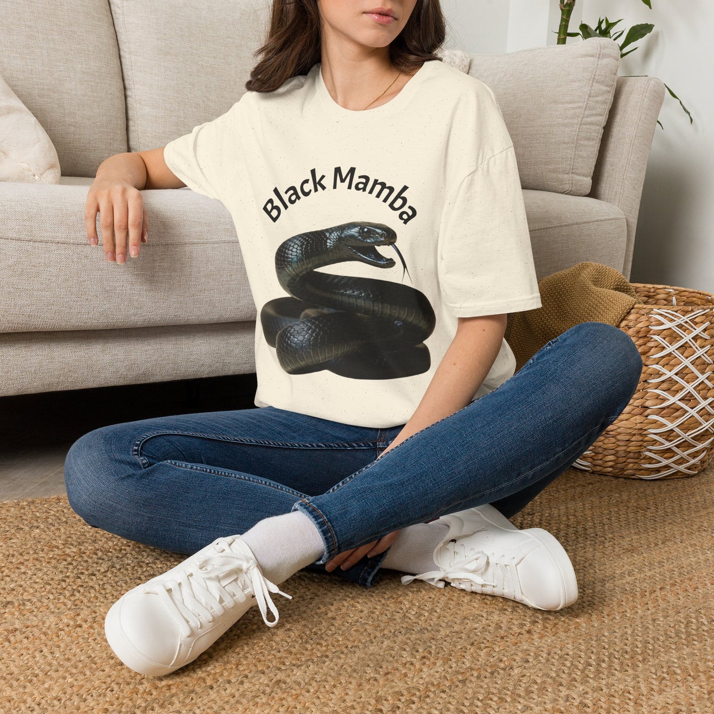 Black Mamba T-Shirt — Graphic Snake Tee