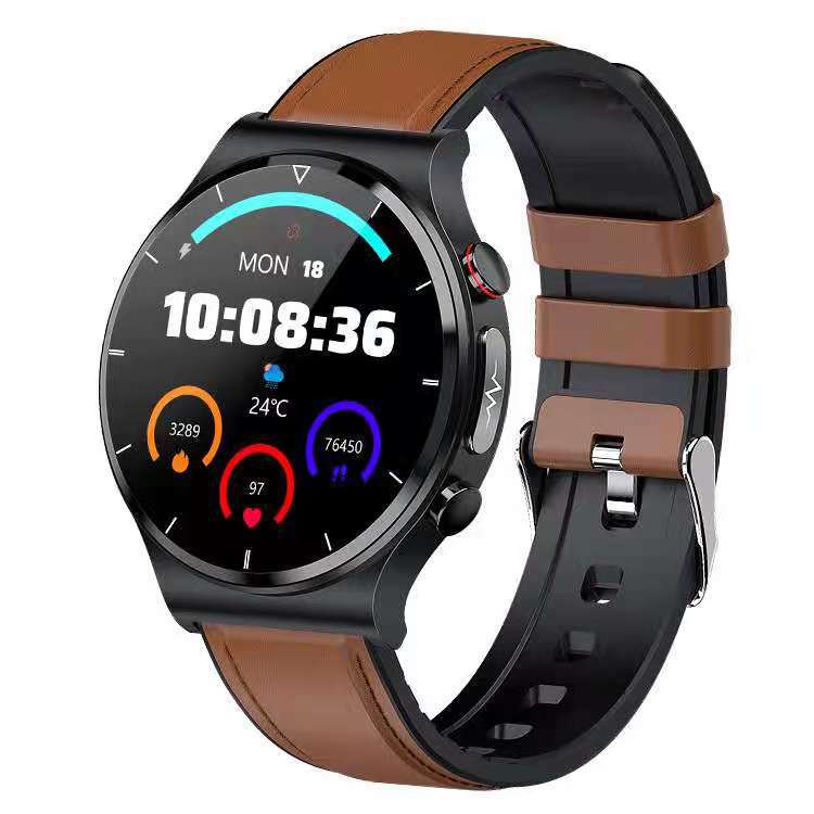 Smart Watch with Wireless Charging and ECG Monitoring