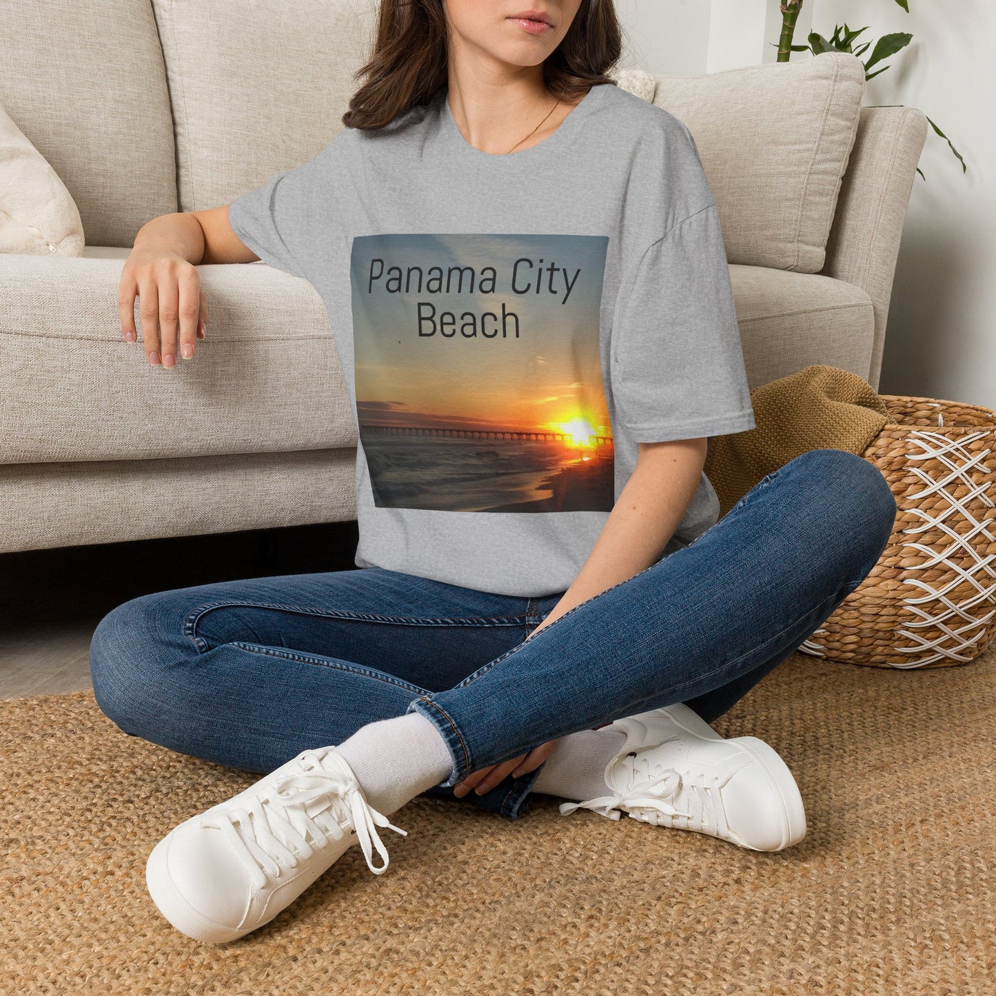 Panama City Beach Sunset T-Shirt — Scenic Coastal Vacation Tee