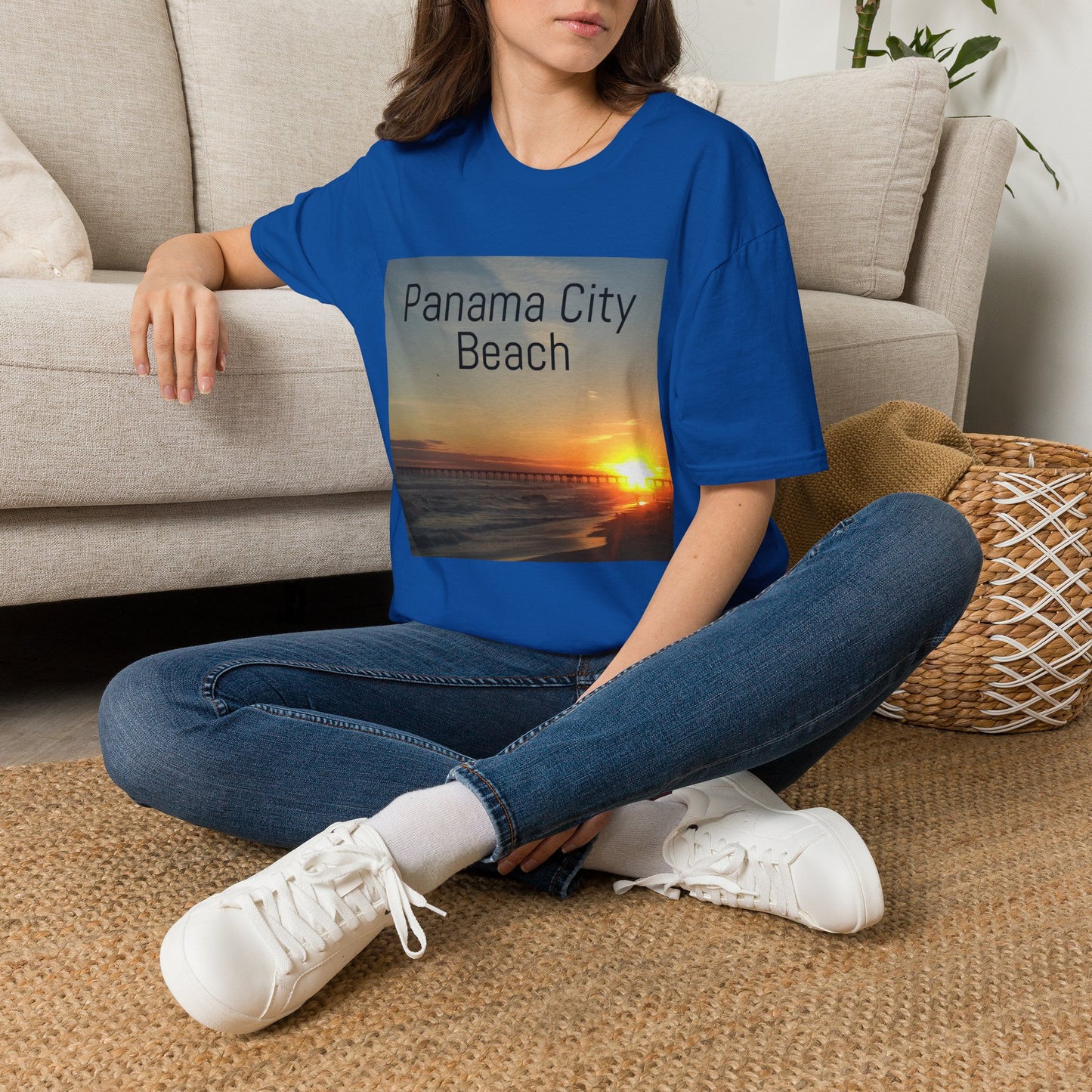 Panama City Beach Sunset T-Shirt — Scenic Coastal Vacation Tee