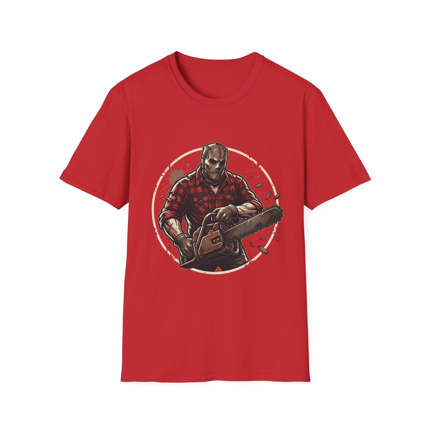 Lumberjack Chainsaw T-Shirt — Vintage Woodsman Graphic Tee