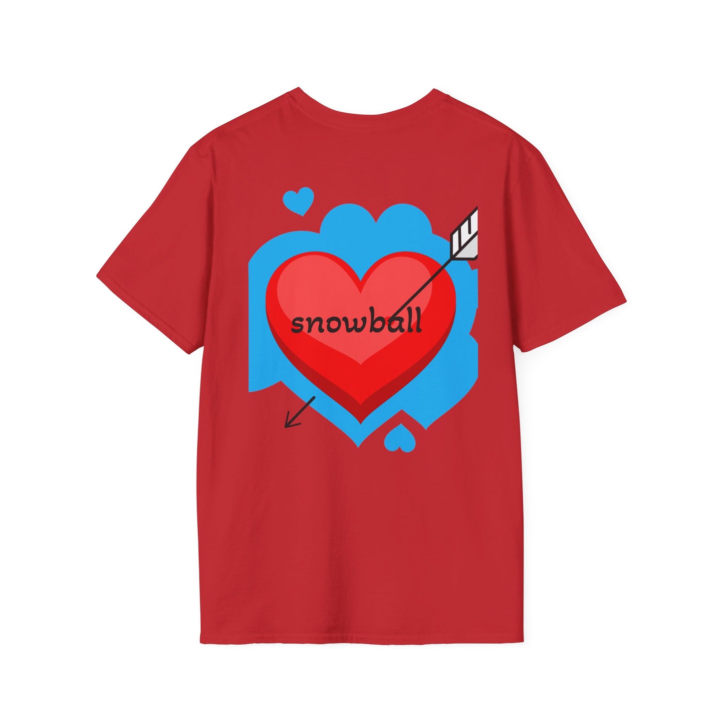 Cat Photo T-Shirt — "Snowball" Cute Pet Portrait Tee