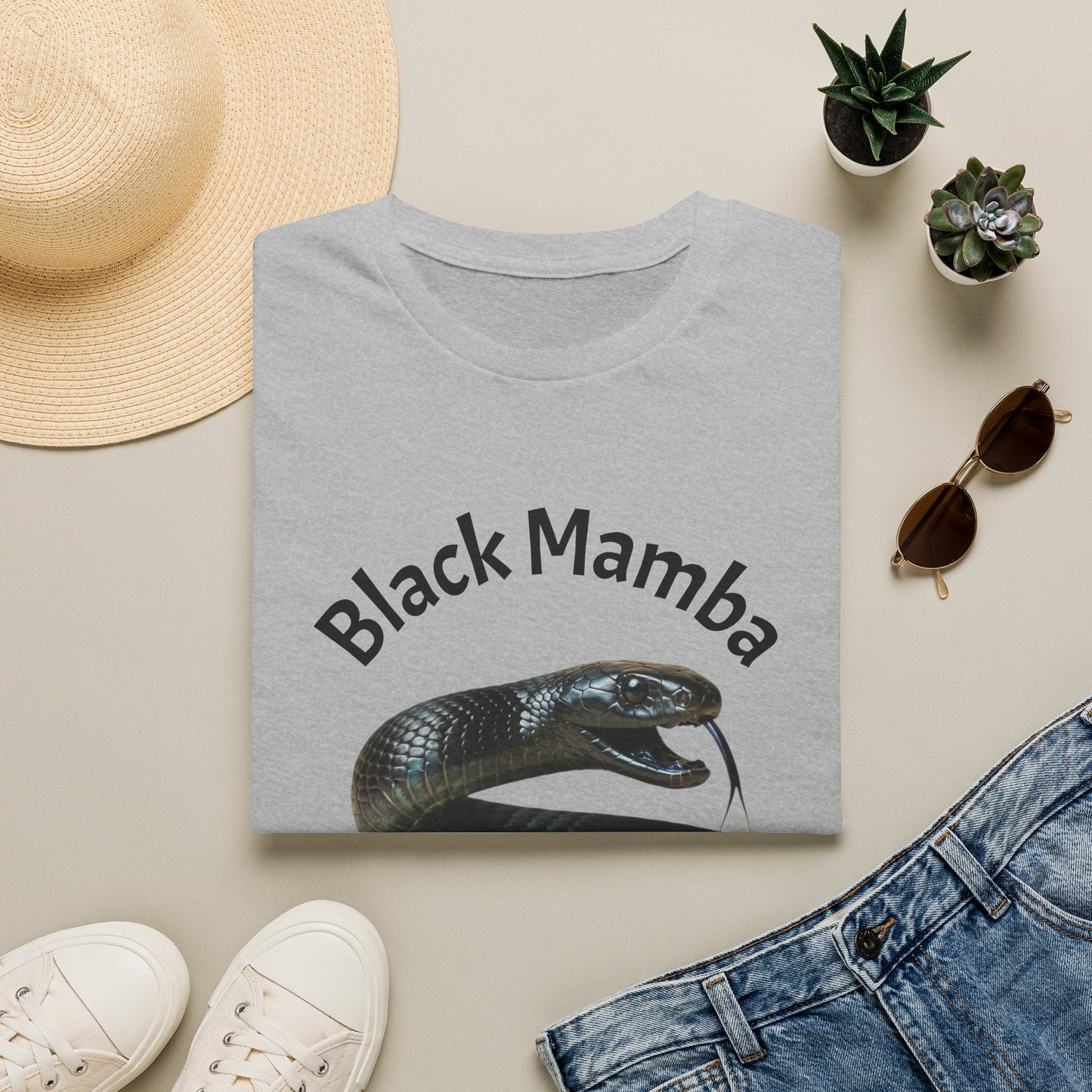 Black Mamba T-Shirt — Graphic Snake Tee