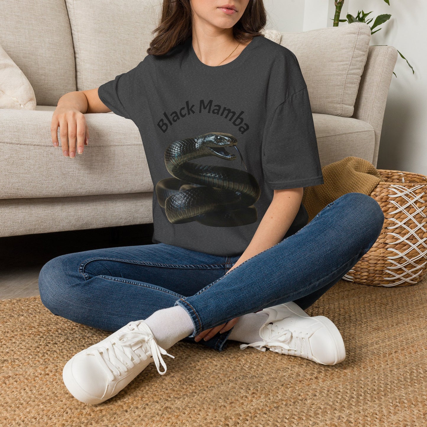 Black Mamba T-Shirt — Graphic Snake Tee