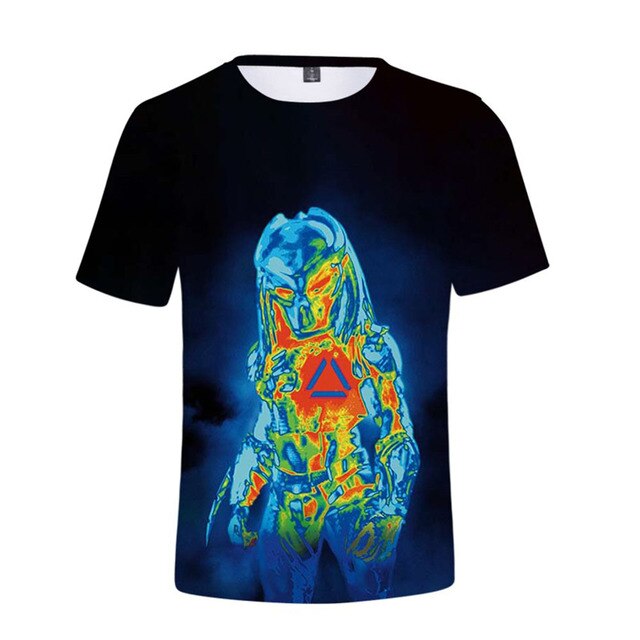 Iron Blood Warrior Graphic Street Scene Men's T-Shirt