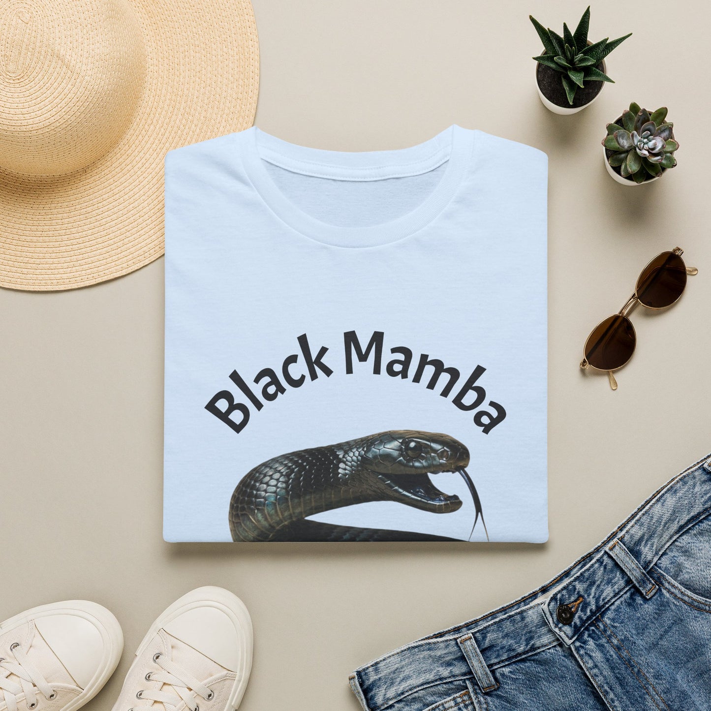 Black Mamba T-Shirt — Graphic Snake Tee