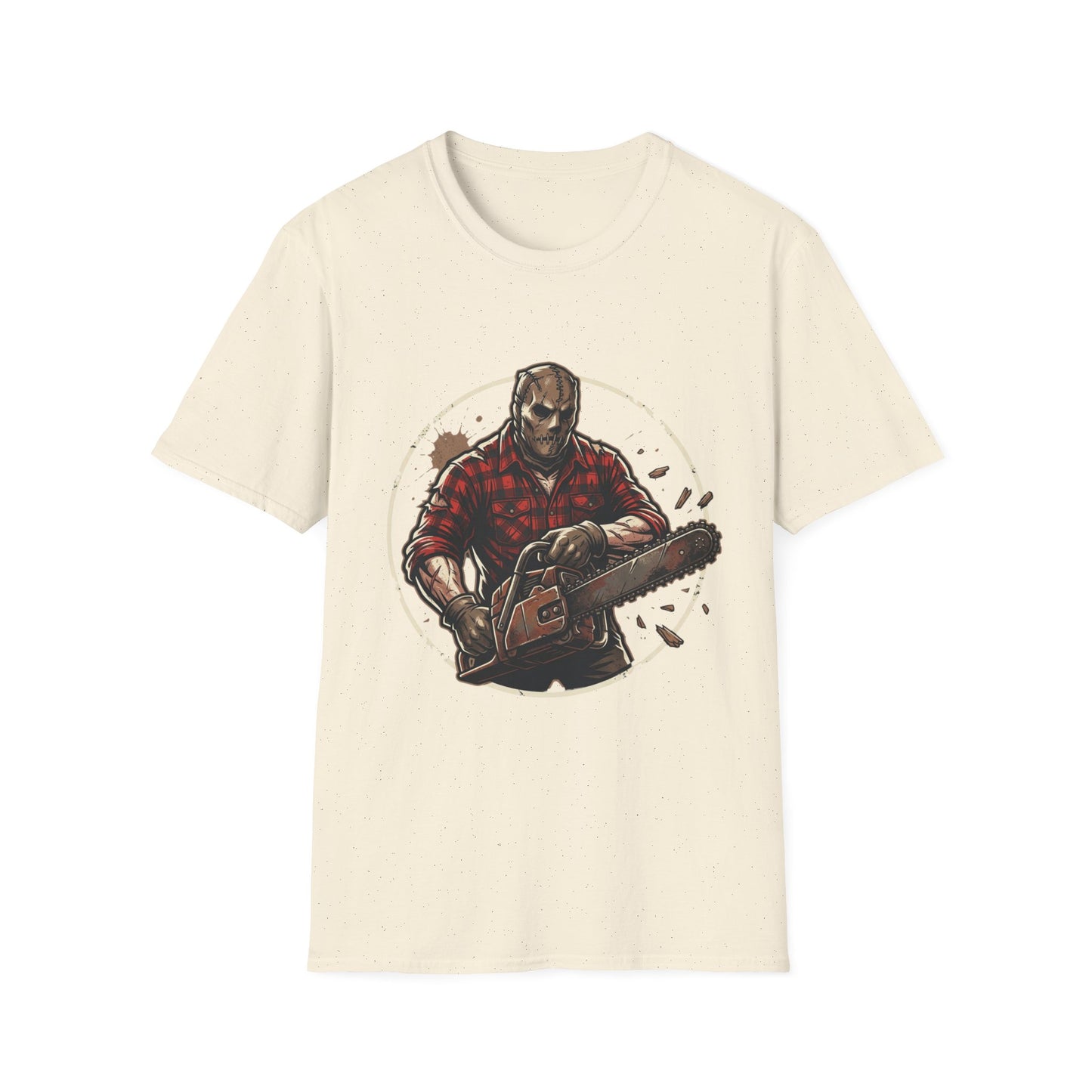 Lumberjack Chainsaw T-Shirt — Vintage Woodsman Graphic Tee