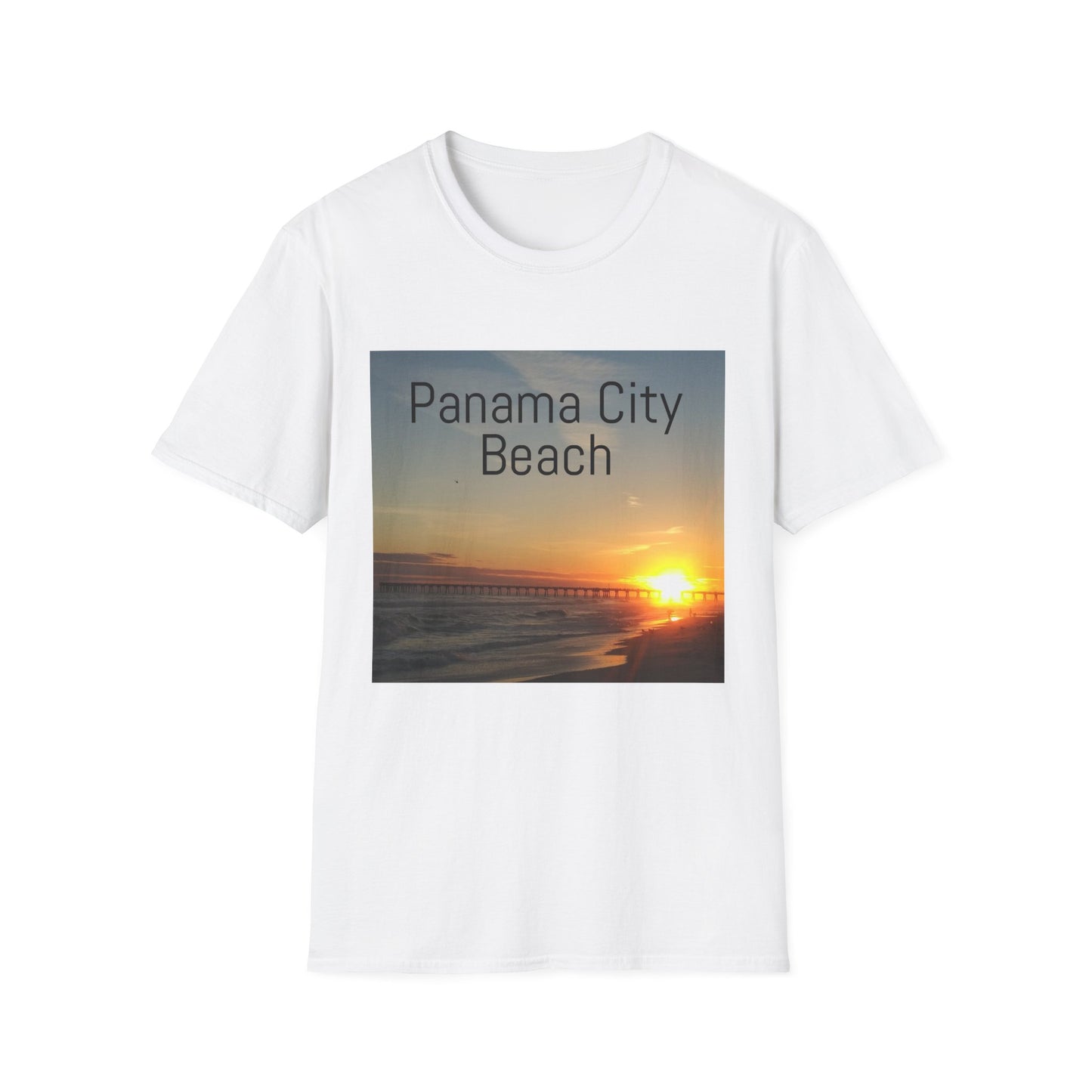 Panama City Beach Sunset T-Shirt — Scenic Coastal Vacation Tee