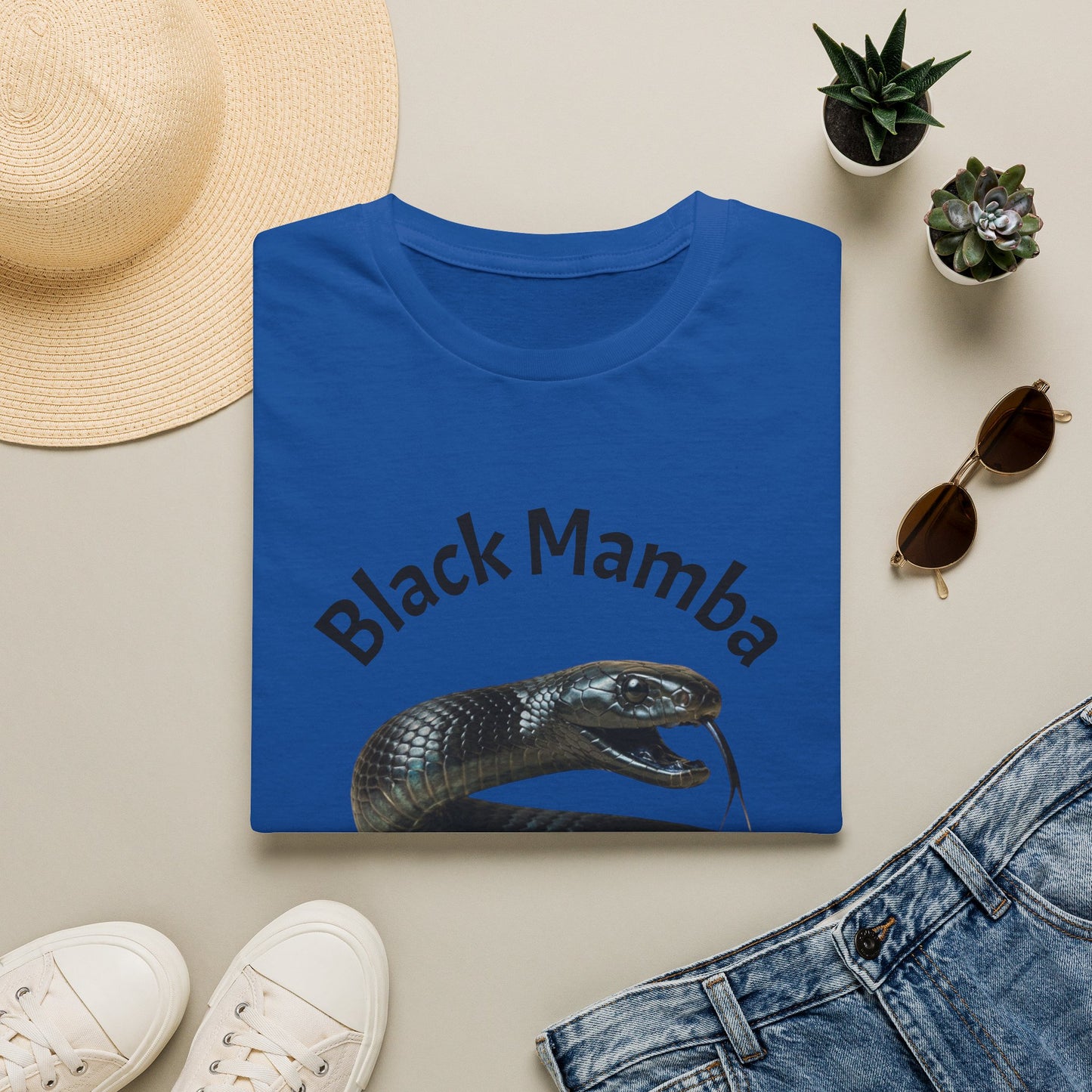 Black Mamba T-Shirt — Graphic Snake Tee