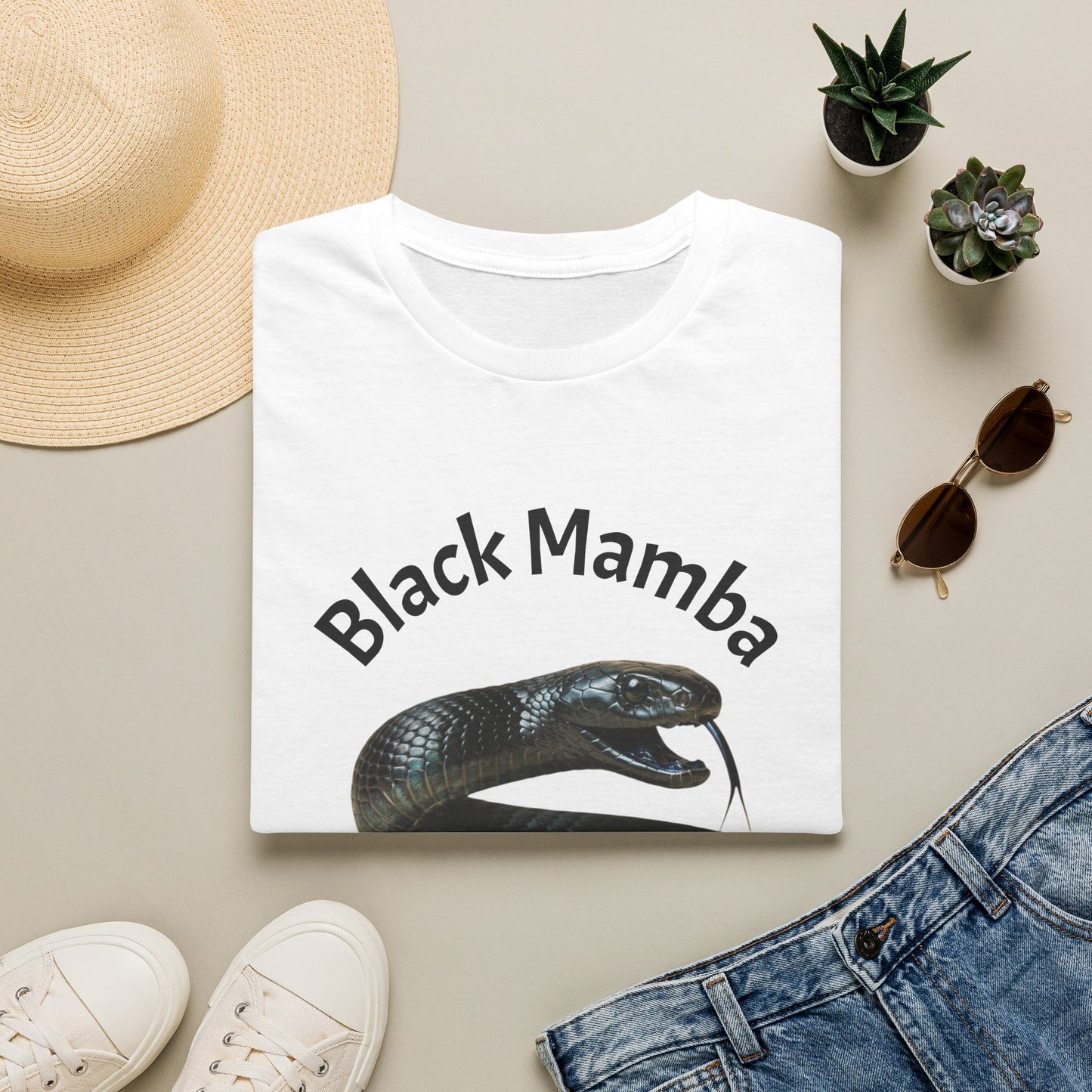 Black Mamba T-Shirt — Graphic Snake Tee